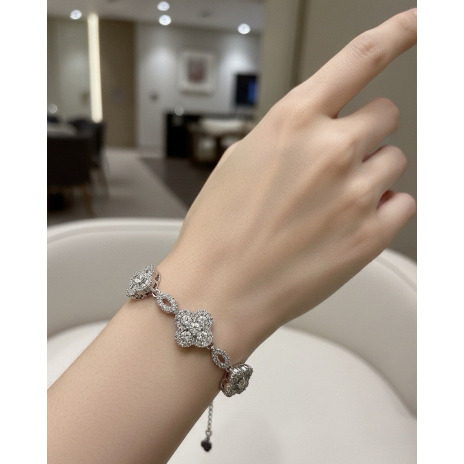 Women’s Silverstone Cubic Zirconia Gemstone Bracelet