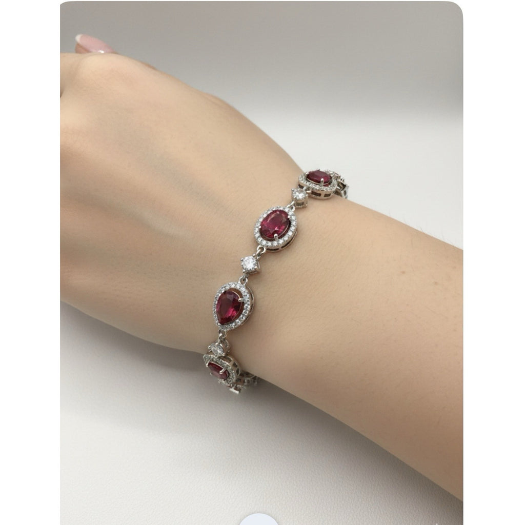 Women’s Silverstone Cubic Zirconia Gemstone Bracelet