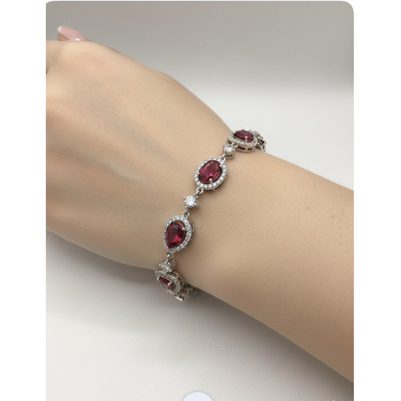 Women’s Silverstone Cubic Zirconia Gemstone Bracelet