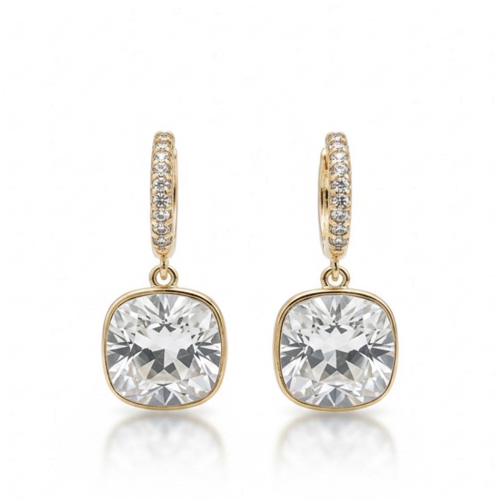 Women’s Swarovski Earrings and Ring Set Ring size 10