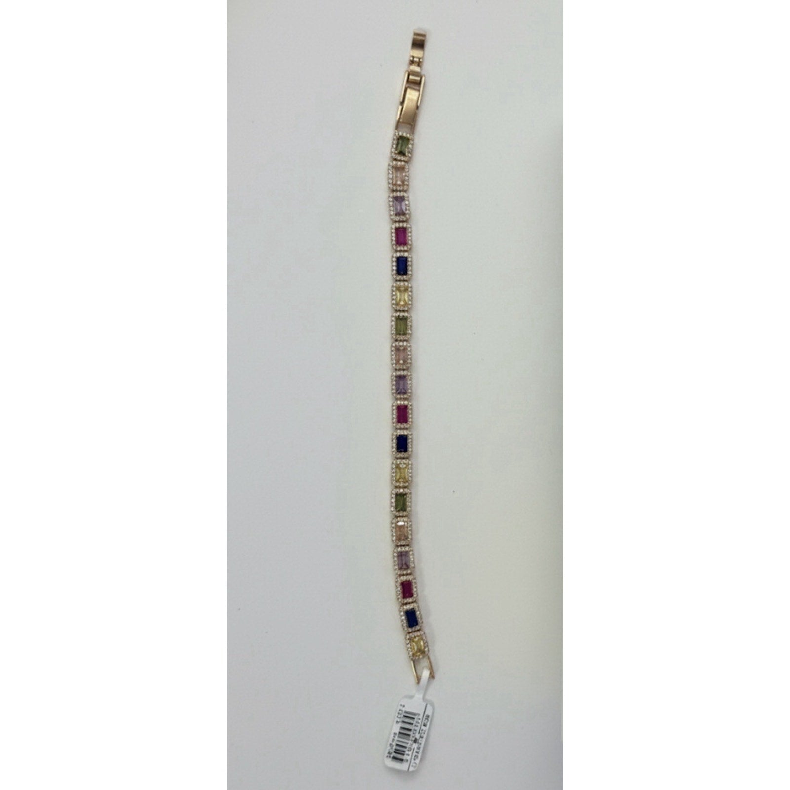 Women’s Silverstone Multi Color Cubic Zirconia Gemstone Bracelet