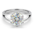 Moissanite Engagement Ring Solitaire 925S Silver 3CT Onesize