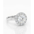 Exquisite Moissanite 925 SterlingSilver Engagement Ring AdjustableSize 5.00 CTW